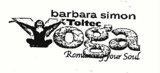 BARBARA SIMON TOLTEC YOGA ROMANCING YOUR SOUL logo