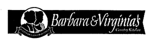 BARBARA & VIRGINIA'S COUNTRY KITCHEN CONVENIENCE THAT TASTES HOMEMADE logo