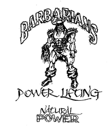 BARBARIANS POWER LIFTING logo