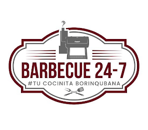BARBECUE 24-7  #TU COCINITA BORINQUBANA logo