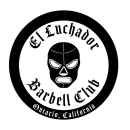 BARBELL CLUB ONTARÍO, CALIFORNÍA EL LUCHADOR logo