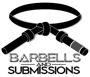 BARBELLS AND SUBMISSIONS logo