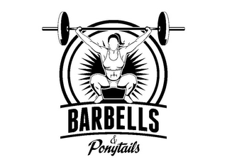 BARBELLS & PONYTAILS logo