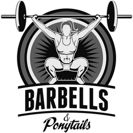 BARBELLS & PONYTAILS logo