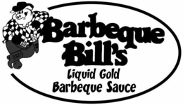 BARBEQUE BILL'S LIQUID GOLD BARBEQUE SAUCE logo
