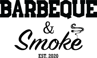 BARBEQUE & SMOKE EST. 2020 logo