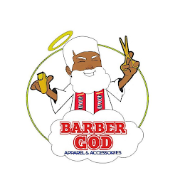 BARBER GOD APPAREL & ACCESSORIES logo