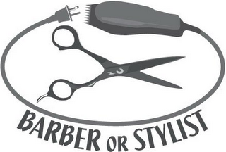 BARBER OR STYLIST logo