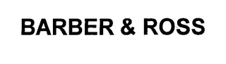 BARBER & ROSS logo