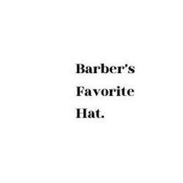 BARBER'S FAVORITE HAT logo