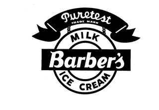 BARBER'S PURE TEST MILK ICE CREAM logo