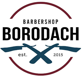 BARBERSHOP BORODACH EST. 2015 logo