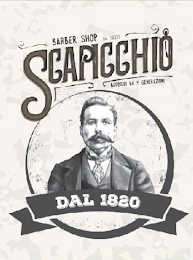 BARBERSHOP SCAPICCHIO BARBIERI 5 GENERAZIONE DAL1820 logo