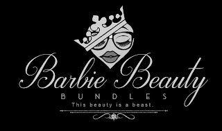 BARBIE BEAUTY BUNDLES THIS BEAUTY IS A BEAST logo