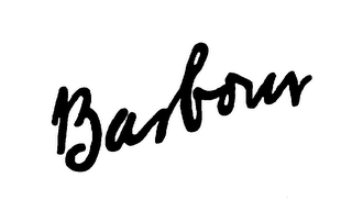BARBOUR logo