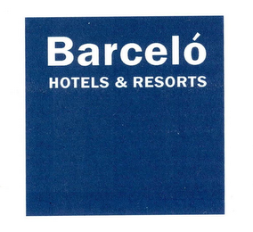 BARCELÓ HOTELS & RESORTS logo