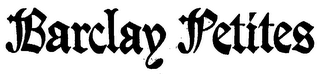 BARCLAY PETITES logo