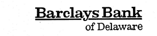 BARCLAYS BANK OF DELAWARE logo