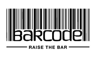 BARCODE RAISE THE BAR logo