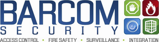 BARCOM SECURITY ACCESS CONTROL · FIRE SAFETY · SURVEILLANCE · INTEGRATION logo