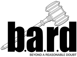 B.A.R.D BEYOND A REASONABLE DOUBT logo