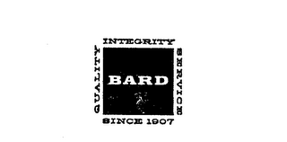 BARD QUALITY INTEGRITY SERVICE SINCE 1907 logo