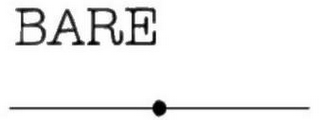 BARE logo