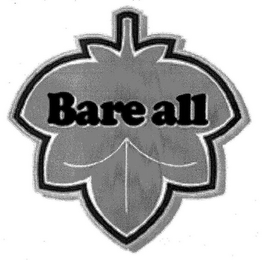 BARE ALL logo