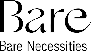 BARE BARE NECESSITIES logo