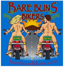 BARE BUNS BIKERS BARE BUNS BAREBUNSBIKERS.COM logo