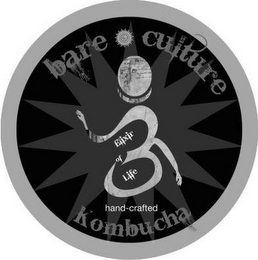 BARE CULTURE ELIXIR OF LIFE HAND-CRAFTED KOMBUCHA logo