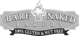 BARE NAKED BAKERY 100% GLUTEN & NUT FREE logo