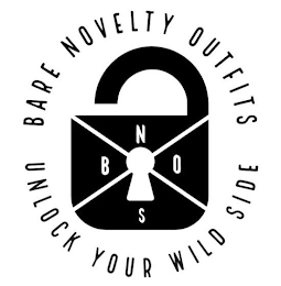 BARE NOVELTY OUTFITS UNLOCK YOUR WILD SIDE BNOS logo