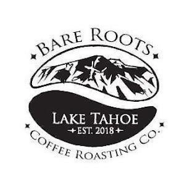 BARE ROOTS LAKE TAHOE COFFEE ROASTING CO. EST. 2018 logo