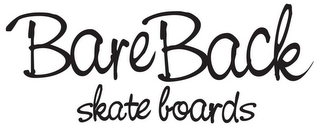 BAREBACK SKATE BOARDS logo