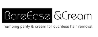 BAREEASE & CREAM NUMBING PANTY & CREAM FOR OUCHLESS HAIR REMOVAL logo