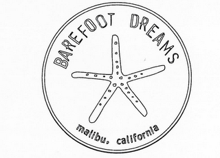 BAREFOOT DREAMS MALIBU, CALIFORNIA logo