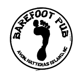 BAREFOOT PUB AVON, HATTERAS ISLAND, NC logo