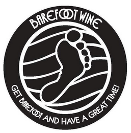 BAREFOOT WINE GET BAREFOOT AND HAVE A GREAT TIME! logo
