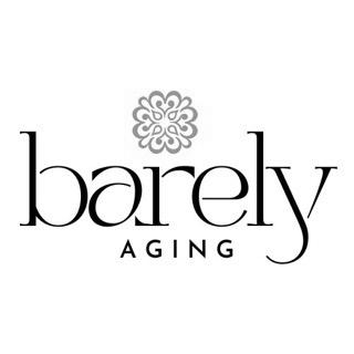BARELY AGING logo