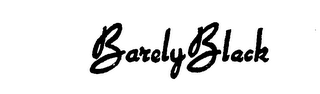 BARELY BLACK logo
