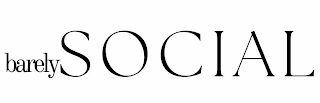 BARELY SOCIAL logo