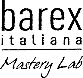 BAREX ITALIANA MASTERY LAB logo