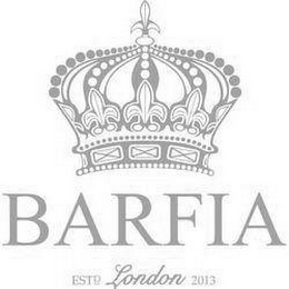 BARFIA ESTD LONDON 2013 logo