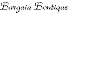 BARGAIN BOUTIQUE logo