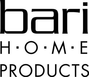 BARI H ·O · M · E PRODUCTS logo