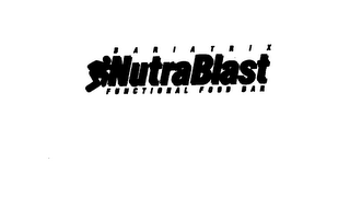 BARIATRIX NUTRA BLAST FUNCTIONAL FOOD BAR logo