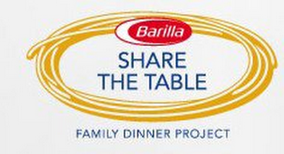 BARILLA SHARE THE TABLE FAMILY DINNER PROJECT logo