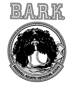 B.A.R.K. BASEBALL AQUATIC RETRIEVAL KORPS logo