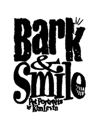BARK & SMILE PET PORTRAITS BY KIMLEVIN logo